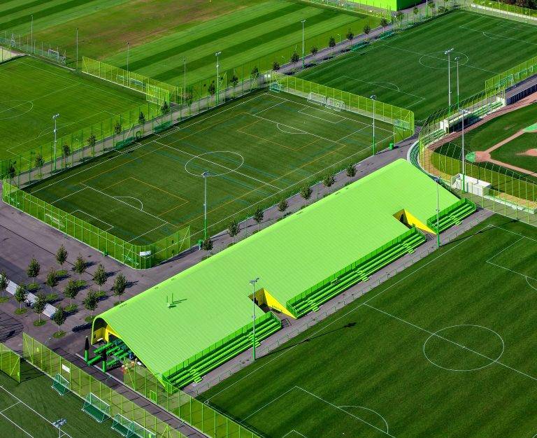 digital drawing done sports courts by Modern Yard Landscapes